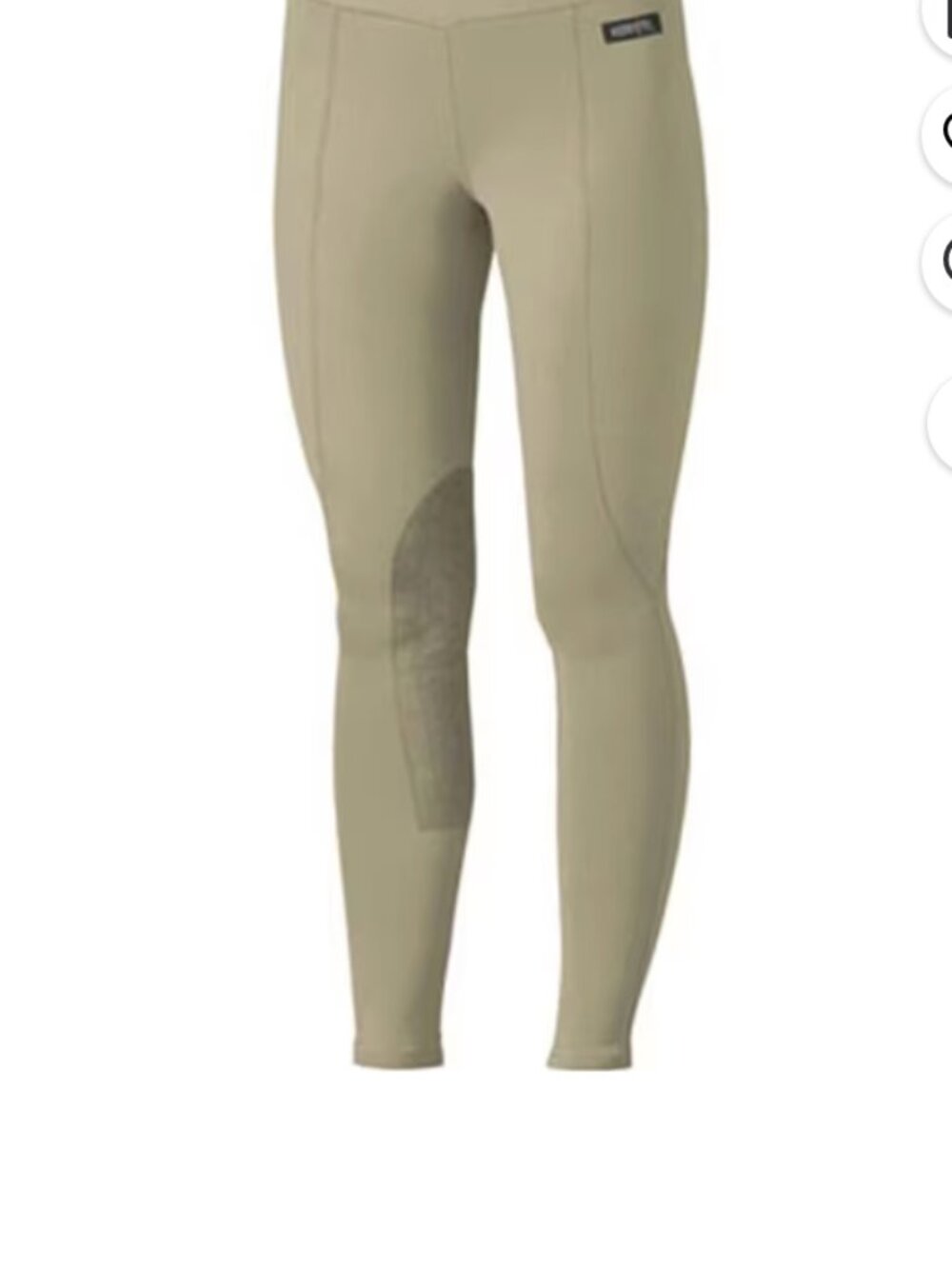 Kerrits Ladies Flow Rise Knee Patch Performance Tan Tight 50200TAN